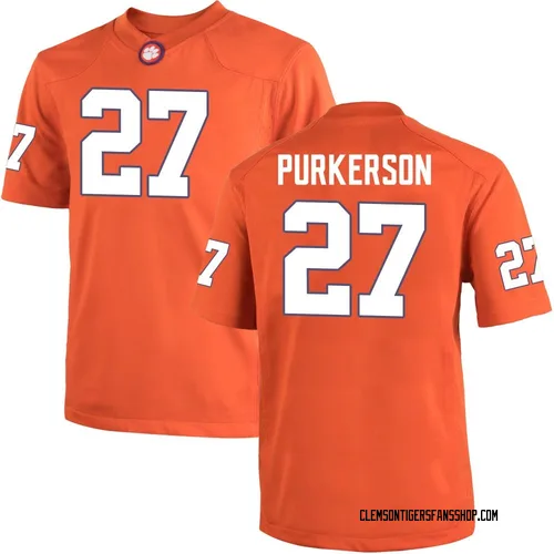 Men's Nike Jack Purkerson Clemson Tigers Replica Orange Team Color College Jersey