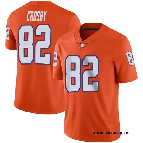 Men's Nike Jackson Crosby Clemson Tigers Limited Orange Football Jersey