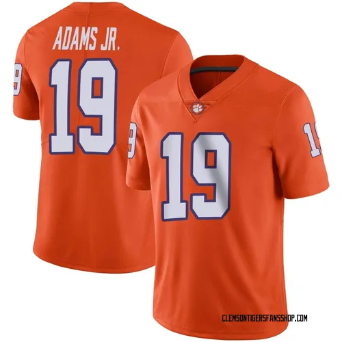 Men's Nike Keith Adams Jr. Clemson Tigers Limited Orange Football Jersey