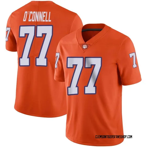 Men's Nike Ronan O'Connell Clemson Tigers Limited Orange Football Jersey