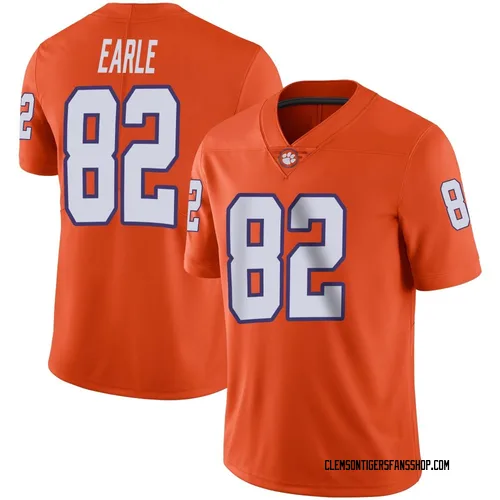 Men's Nike Sam Earle Clemson Tigers Limited Orange Football Jersey