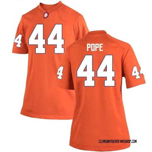 Women's Nike Banks Pope Clemson Tigers Replica Orange Team Color College Jersey