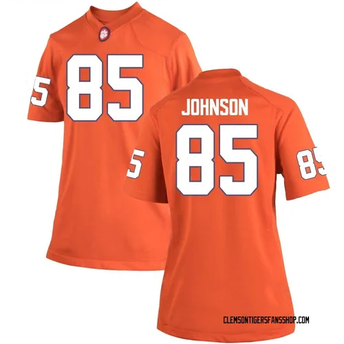 Women's Nike Charlie Johnson Clemson Tigers Game Orange Team Color College Jersey