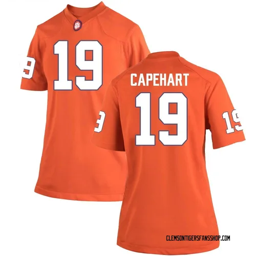 Women's Nike DeMonte Capehart Clemson Tigers Game Orange Team Color College Jersey