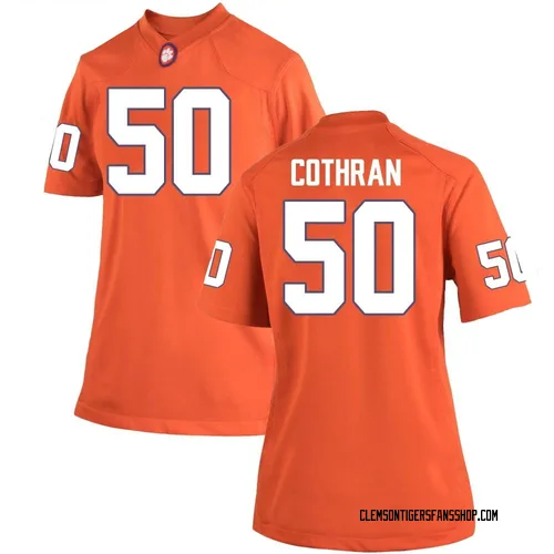Women's Nike Fletcher Cothran Clemson Tigers Replica Orange Team Color College Jersey