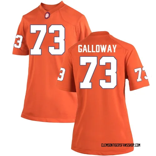 Women's Nike Hayes Galloway Clemson Tigers Replica Orange Team Color College Jersey
