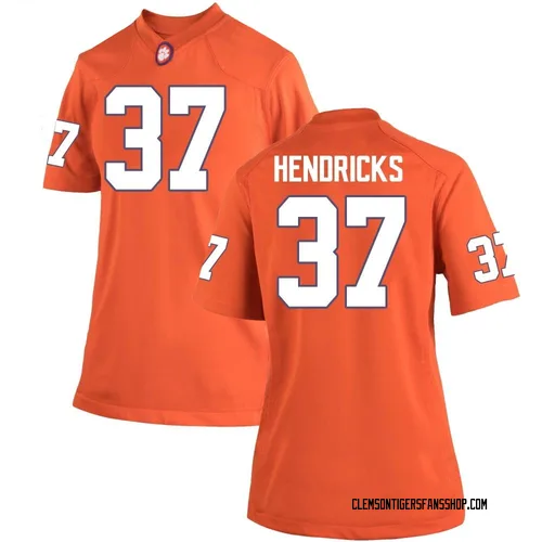 Women's Nike Jacob Hendricks Clemson Tigers Replica Orange Team Color College Jersey