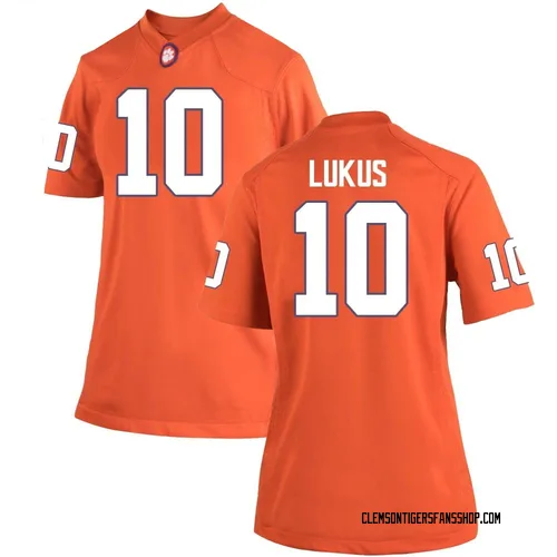 Women's Nike Jeadyn Lukus Clemson Tigers Game Orange Team Color College Jersey