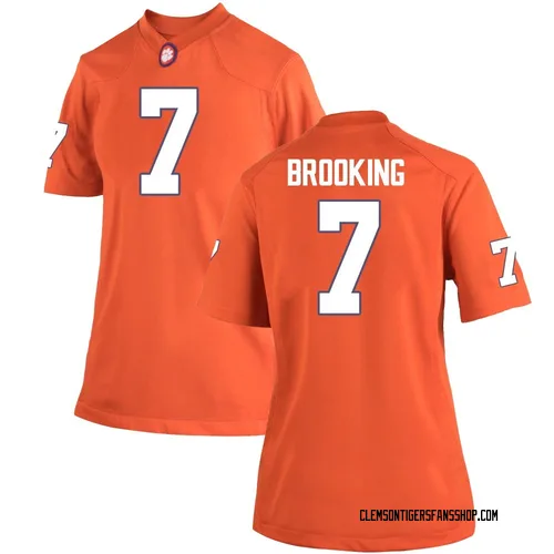Women's Nike Logan Brooking Clemson Tigers Replica Orange Team Color College Jersey