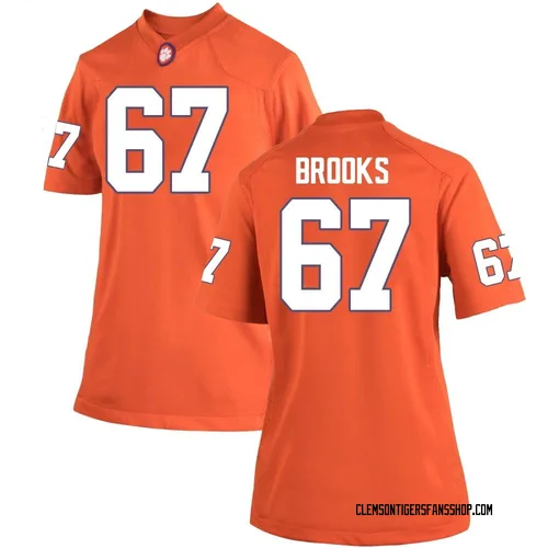 Women's Nike Nathan Brooks Clemson Tigers Game Orange Team Color College Jersey