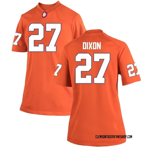 Women's Nike Noah Dixon Clemson Tigers Replica Orange Team Color College Jersey