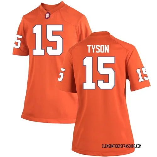 Women's Nike Paul Tyson Clemson Tigers Replica Orange Team Color College Jersey