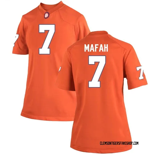 Women's Nike Phil Mafah Clemson Tigers Game Orange Team Color College Jersey