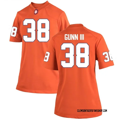 Women's Nike Robert Gunn III Clemson Tigers Game Orange Team Color College Jersey