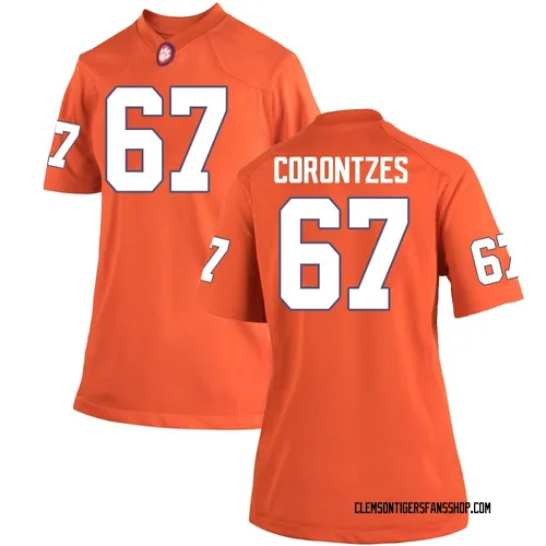 Women's Nike Seth Corontzes Clemson Tigers Replica Orange Team Color College Jersey