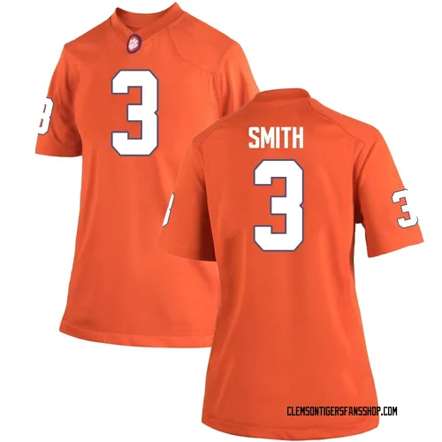 Women's Nike Tristan Smith Clemson Tigers Replica Orange Team Color College Jersey