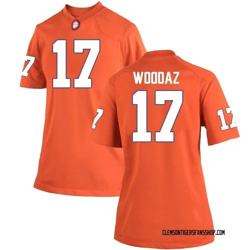 Women's Nike Wade Woodaz Clemson Tigers Game Orange Team Color College Jersey