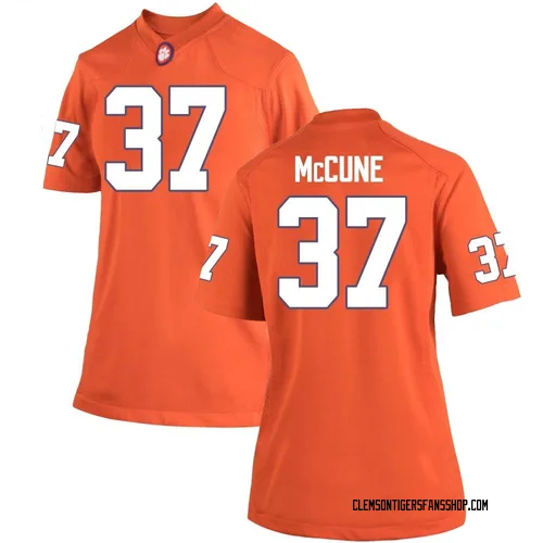 Women's Nike Will McCune Clemson Tigers Game Orange Team Color College Jersey