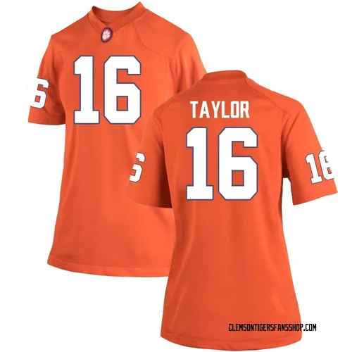 Women's Nike Will Taylor Clemson Tigers Replica Orange Team Color College Jersey