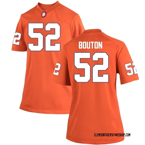 Women's Nike William Bouton Clemson Tigers Game Orange Team Color College Jersey