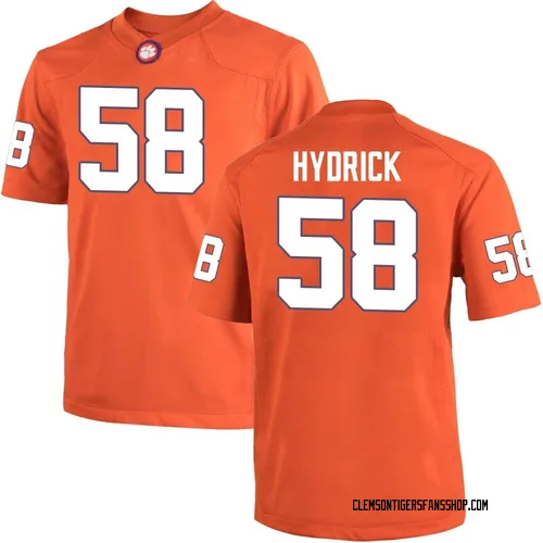 Youth Nike Aidan Hydrick Clemson Tigers Game Orange Team Color College Jersey