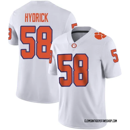 Youth Nike Aidan Hydrick Clemson Tigers Game White Football Jersey