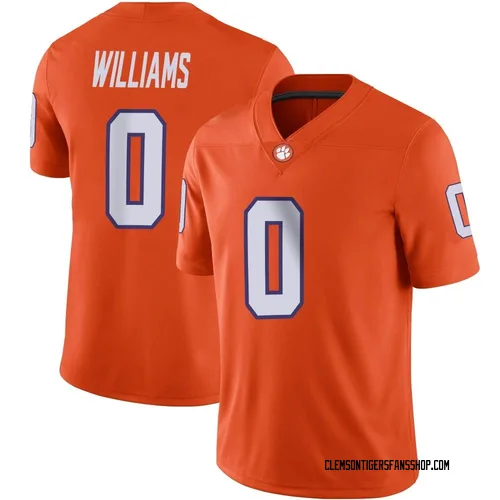Youth Nike Antonio Williams Clemson Tigers Game Orange Football Jersey