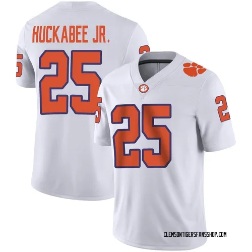 Youth Nike Blackmon Huckabee Jr. Clemson Tigers Game White Football Jersey