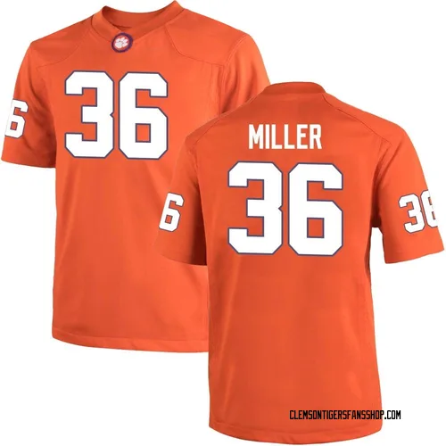 Youth Nike Boston Miller Clemson Tigers Replica Orange Team Color College Jersey