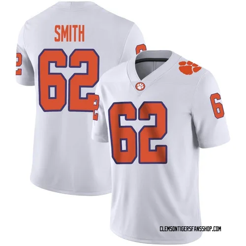 Youth Nike Bryce Smith Clemson Tigers Game White Football Jersey