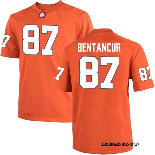 Youth Nike Christian Bentancur Clemson Tigers Game Orange Team Color College Jersey