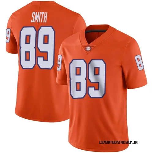 Youth Nike Jack Smith Clemson Tigers Limited Orange Football Jersey