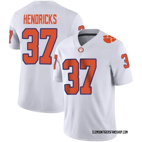 Youth Nike Jacob Hendricks Clemson Tigers Game White Football Jersey
