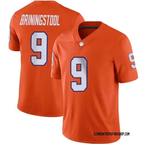 Youth Nike Jake Briningstool Clemson Tigers Game Orange Football Jersey