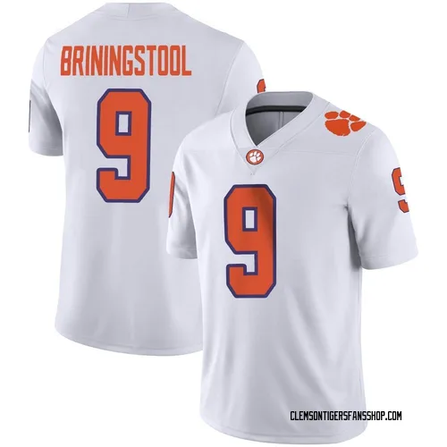 Youth Nike Jake Briningstool Clemson Tigers Game White Football Jersey
