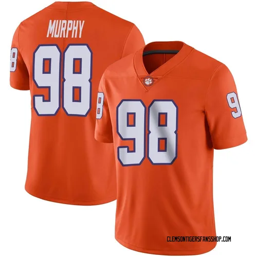 Youth Nike Myles Murphy Clemson Tigers Limited Orange Football Jersey