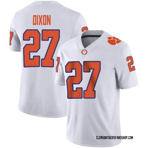Youth Nike Noah Dixon Clemson Tigers Game White Football Jersey