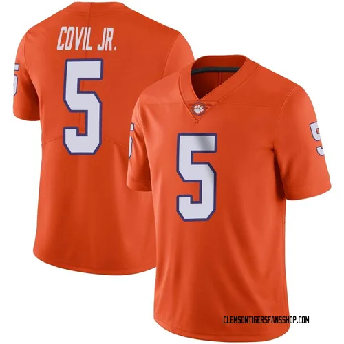 Youth Nike Sherrod Covil Jr. Clemson Tigers Limited Orange Football Jersey