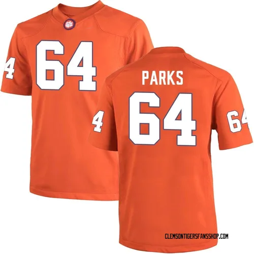 Youth Nike Walker Parks Clemson Tigers Game Orange Team Color College Jersey