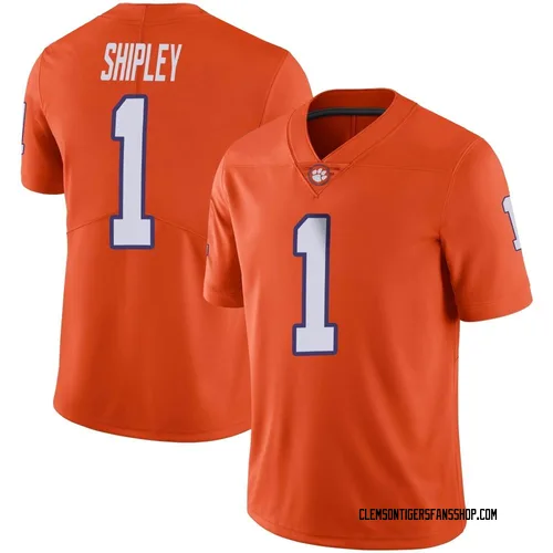 Youth Nike Will Shipley Clemson Tigers Limited Orange Football Jersey